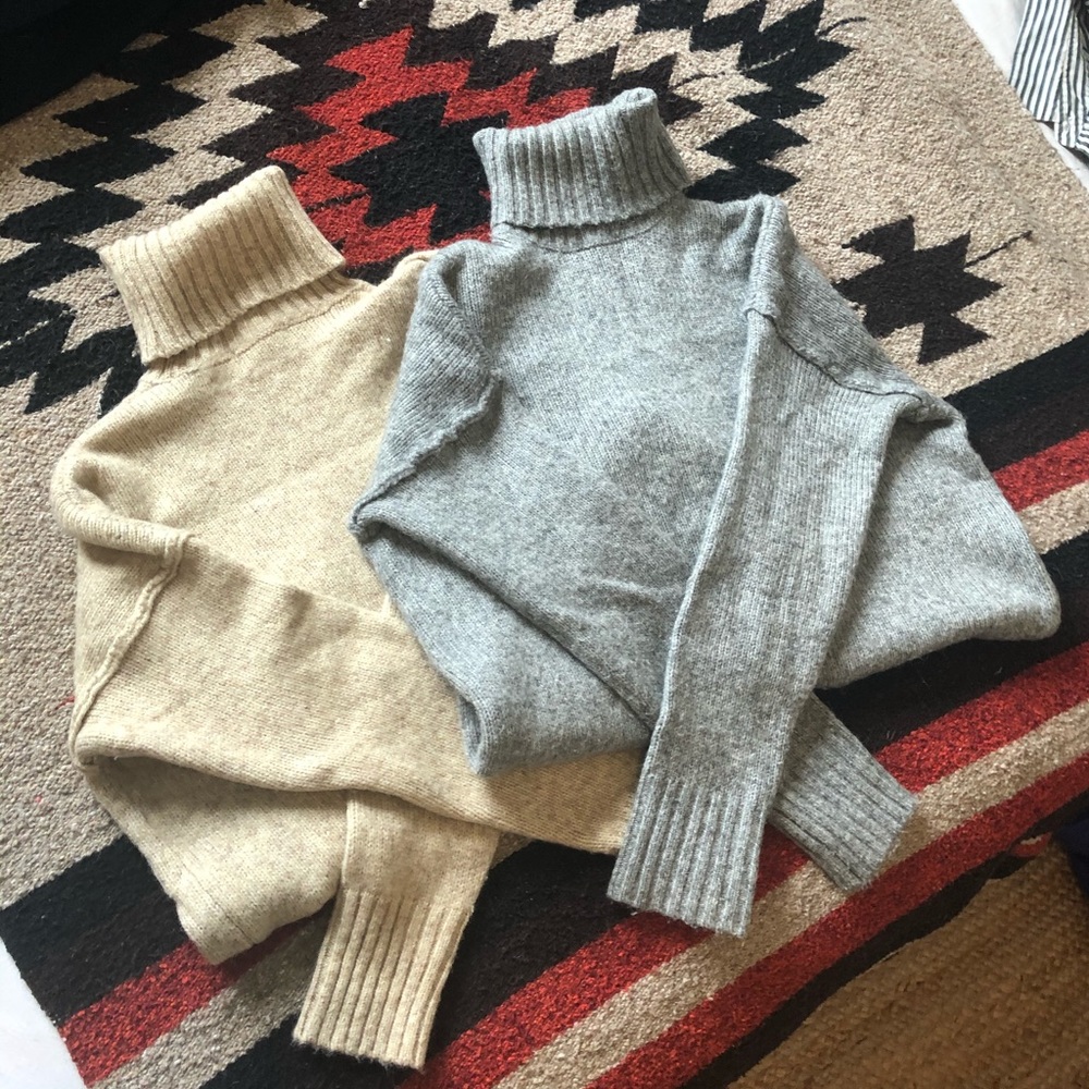Two H&M wool blend sweaters